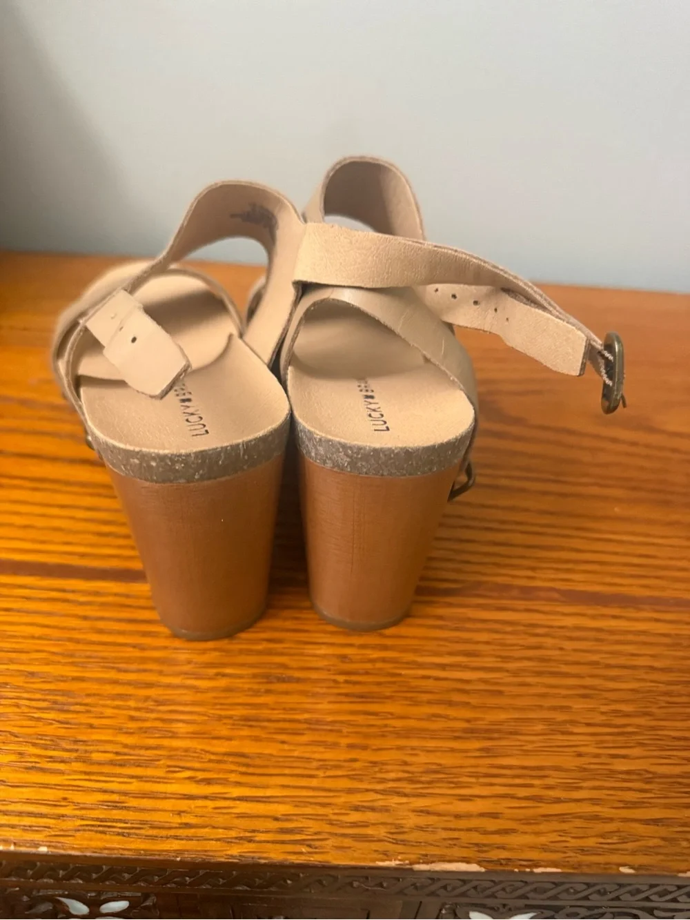 Lucky Brand chunky platform
